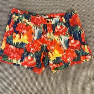 Watercolor print chino short